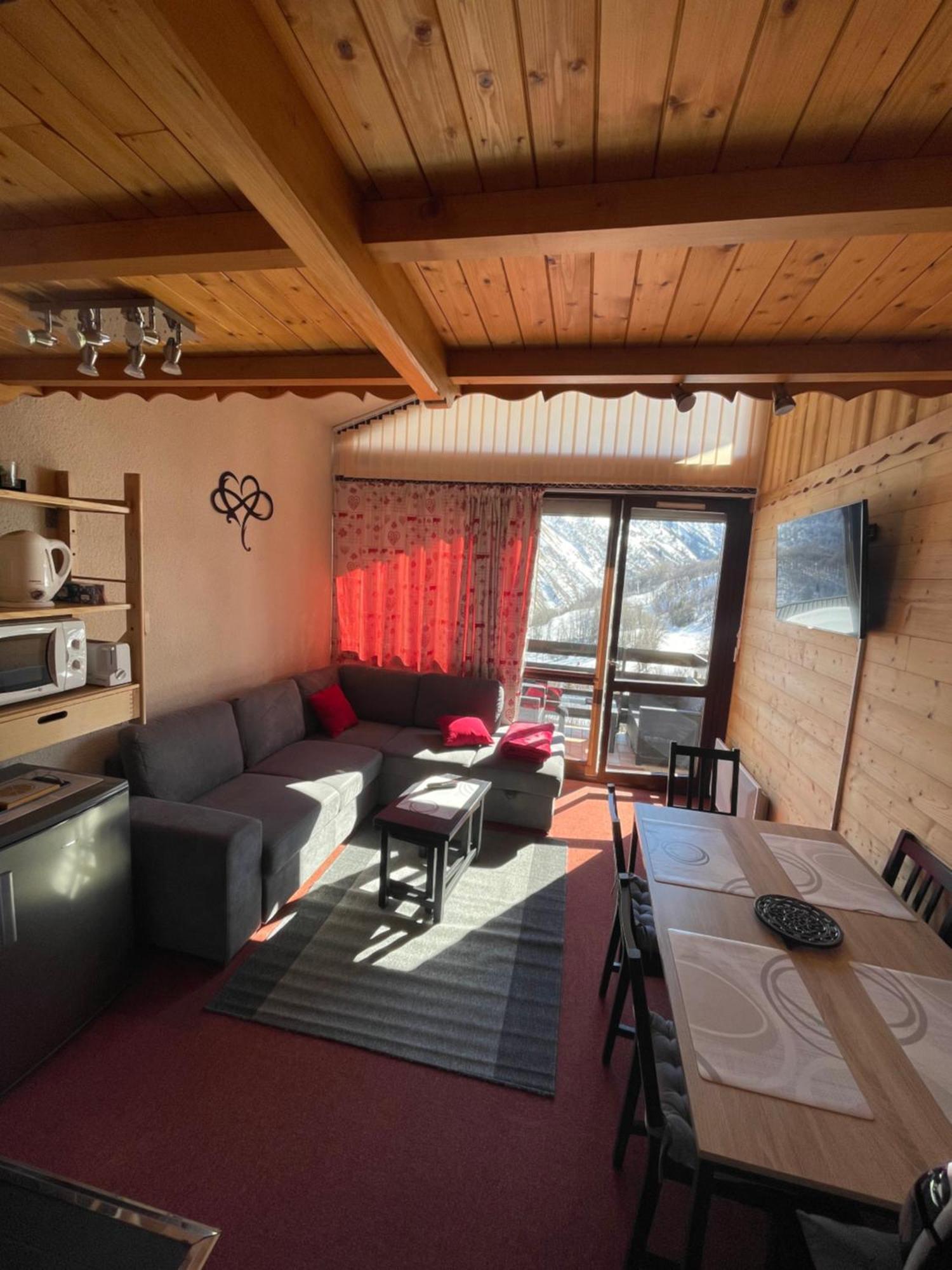 Appartement Plein Sud Cosy 6 Personnes Tres Bien Equipe ,Vue Splendide, Terrasse, Spacieux,Bien Situe, Randonnees,Ski Saint-Sorlin-d'Arves Bagian luar foto