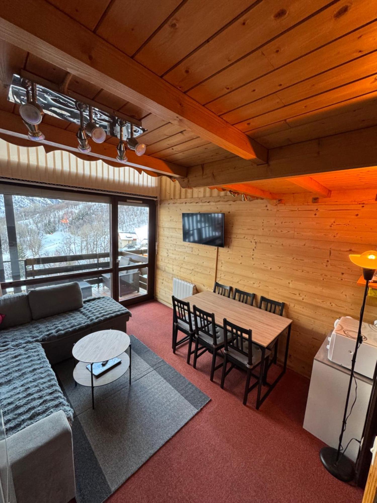 Appartement Plein Sud Cosy 6 Personnes Tres Bien Equipe ,Vue Splendide, Terrasse, Spacieux,Bien Situe, Randonnees,Ski Saint-Sorlin-d'Arves Bagian luar foto